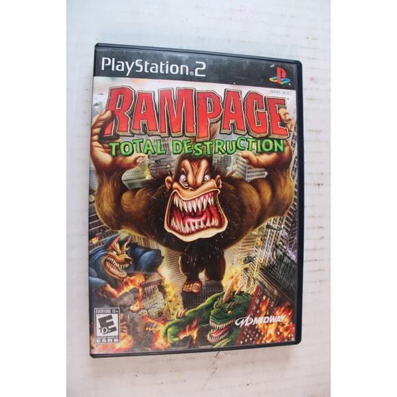 Rampage - Total Destruction (Sony PlayStation 2, 2006, PS2) Authentic, tested - Picture 1 of 9